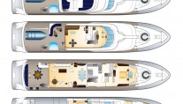 Motor yacht Dona Lola -  Layout